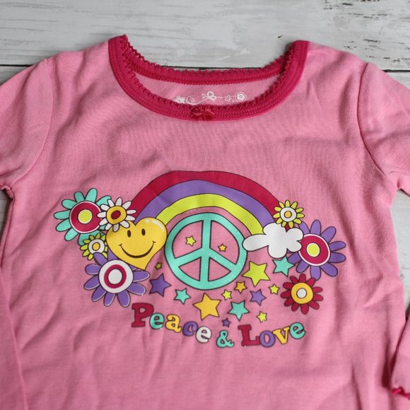 TCP Baby Girl's Pajama Set Set Size 18 Months Pink Long Sleeve Cotton - Picture 3 of 6